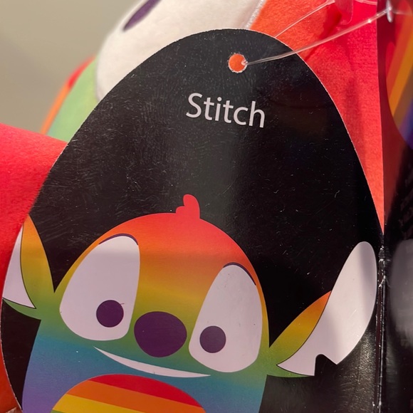 LAST NWT 8” Disney Stitch Rainbow Pride 🌈 Squishmallow - Picture 4 of 4